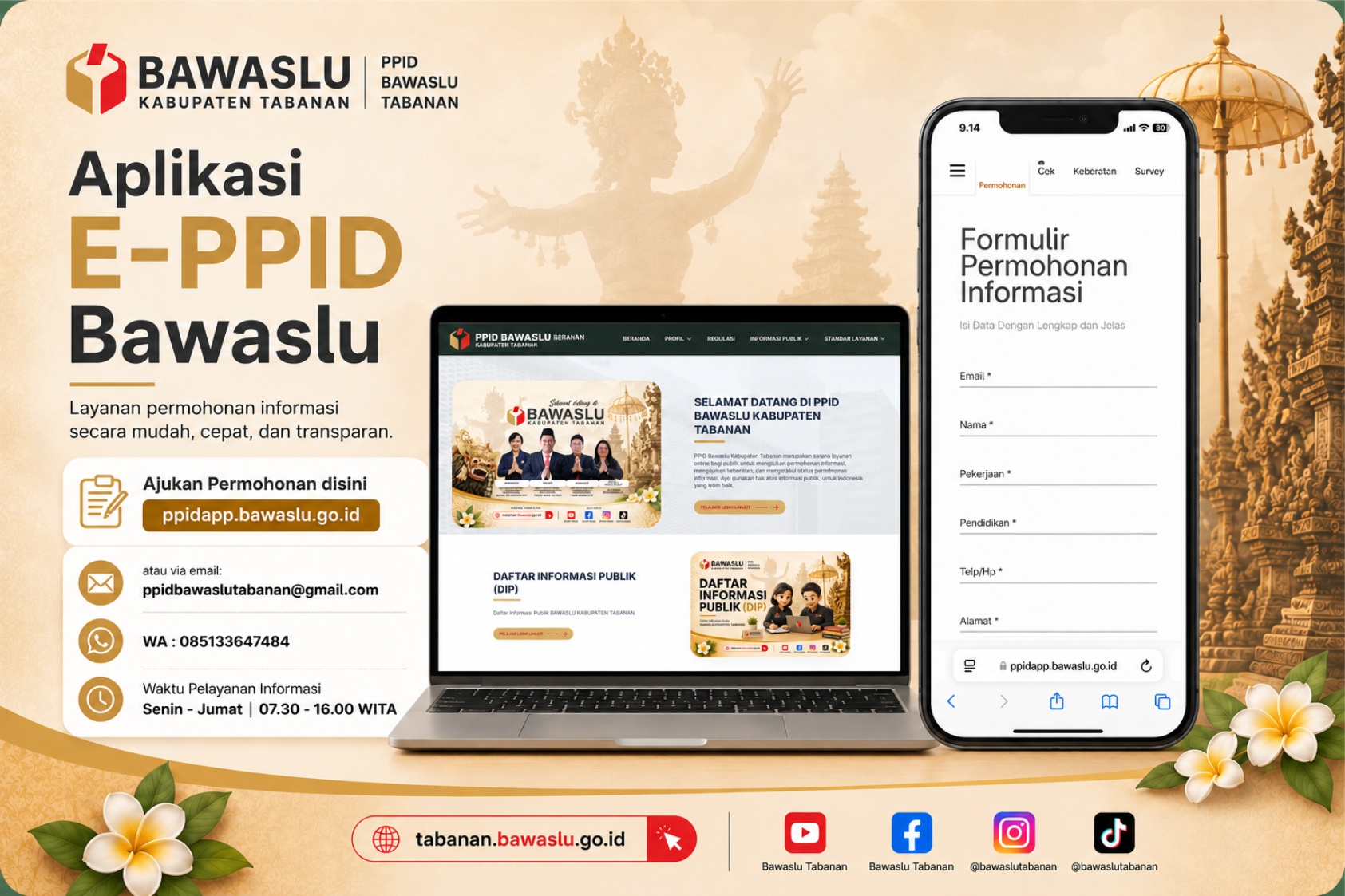 Aplikasi e-PPID Bawaslu