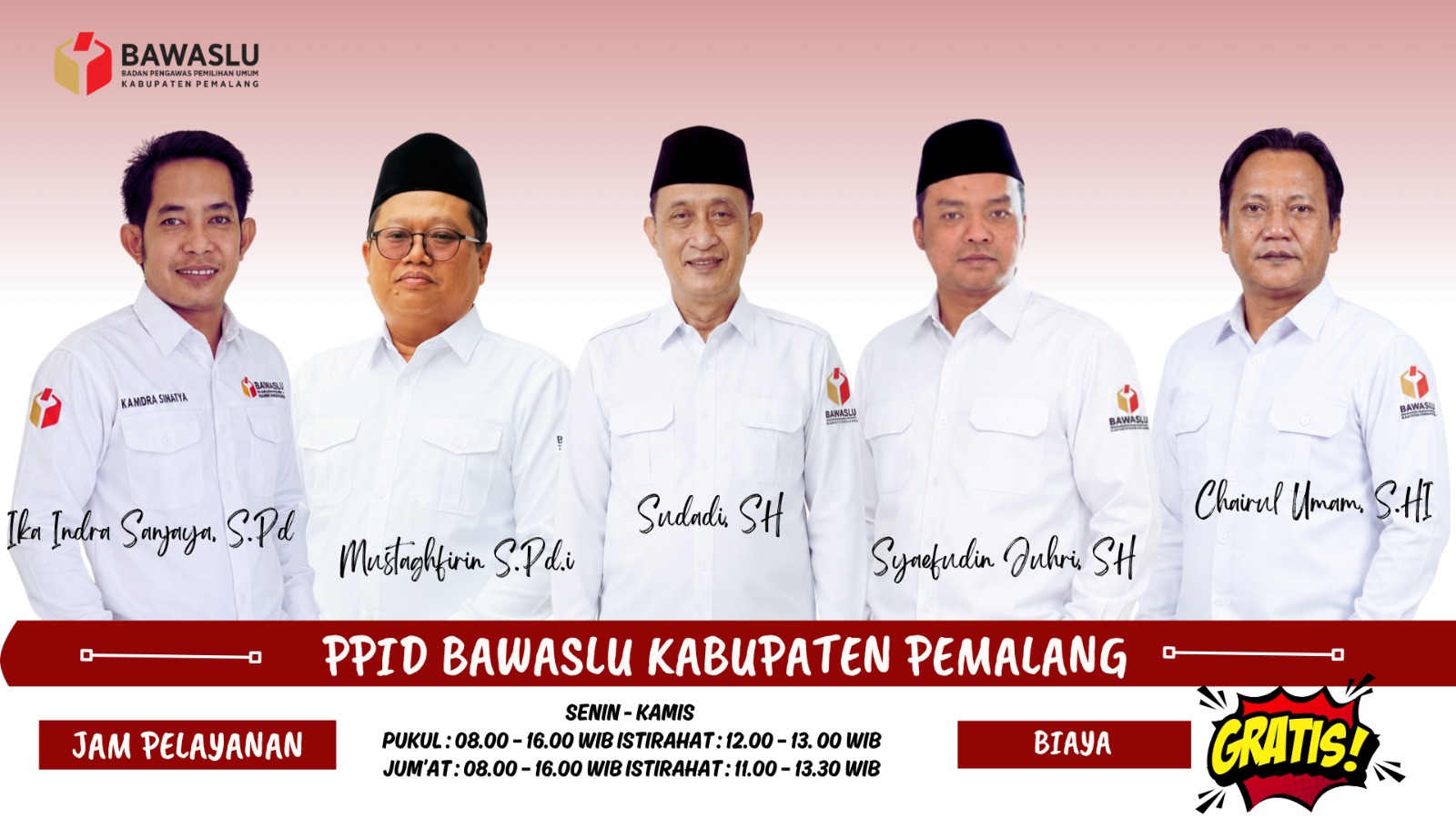 SELAMAT DATANG DI PPID BAWASLU KABUPATEN PEMALANG