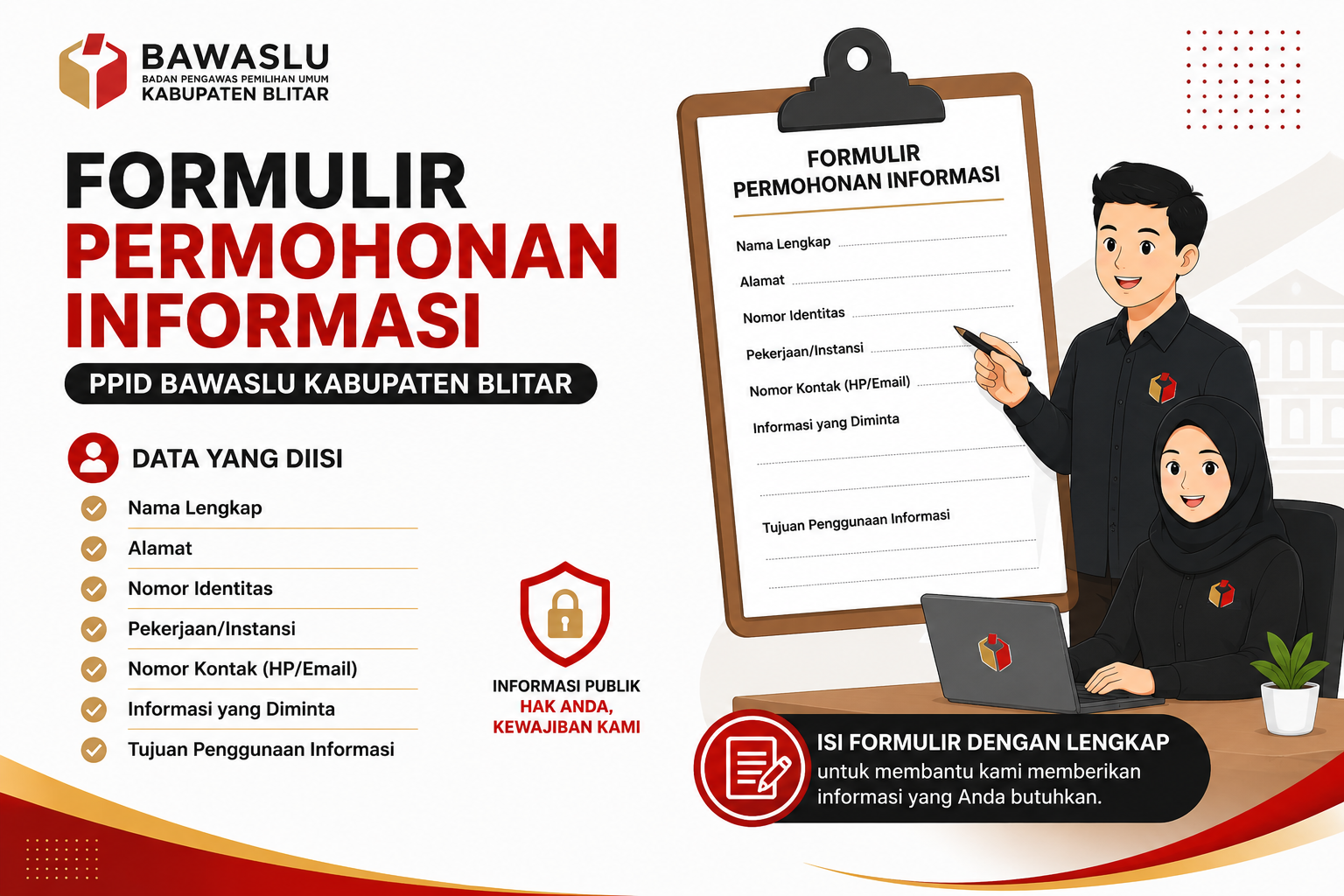 Formulir Permohonan Layanan Informasi Publik