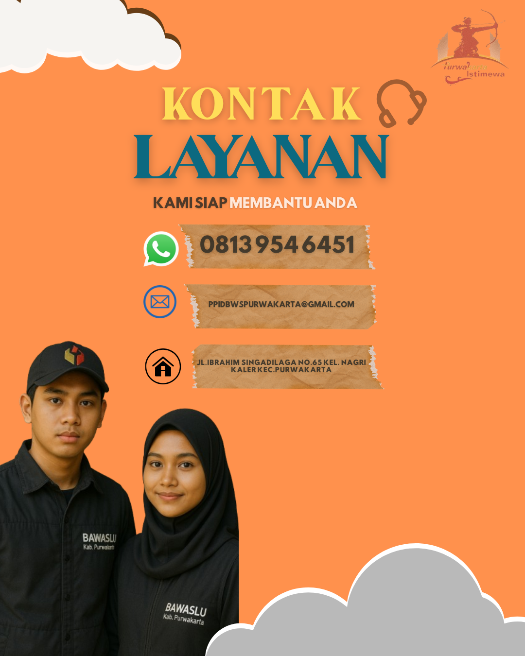 Kontak Layanan PPID Bawaslu Kabupaten Purwakarta