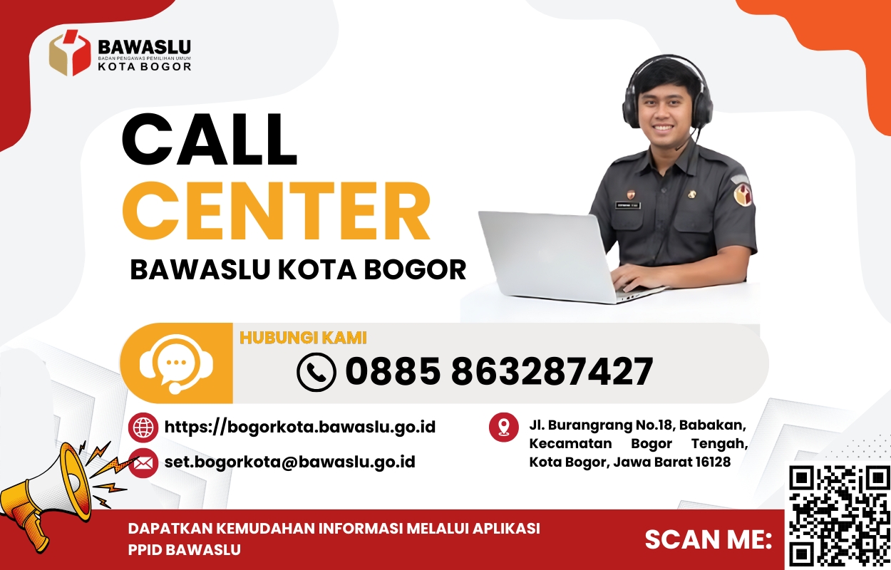 Call Center Bawaslu Kota Bogor
