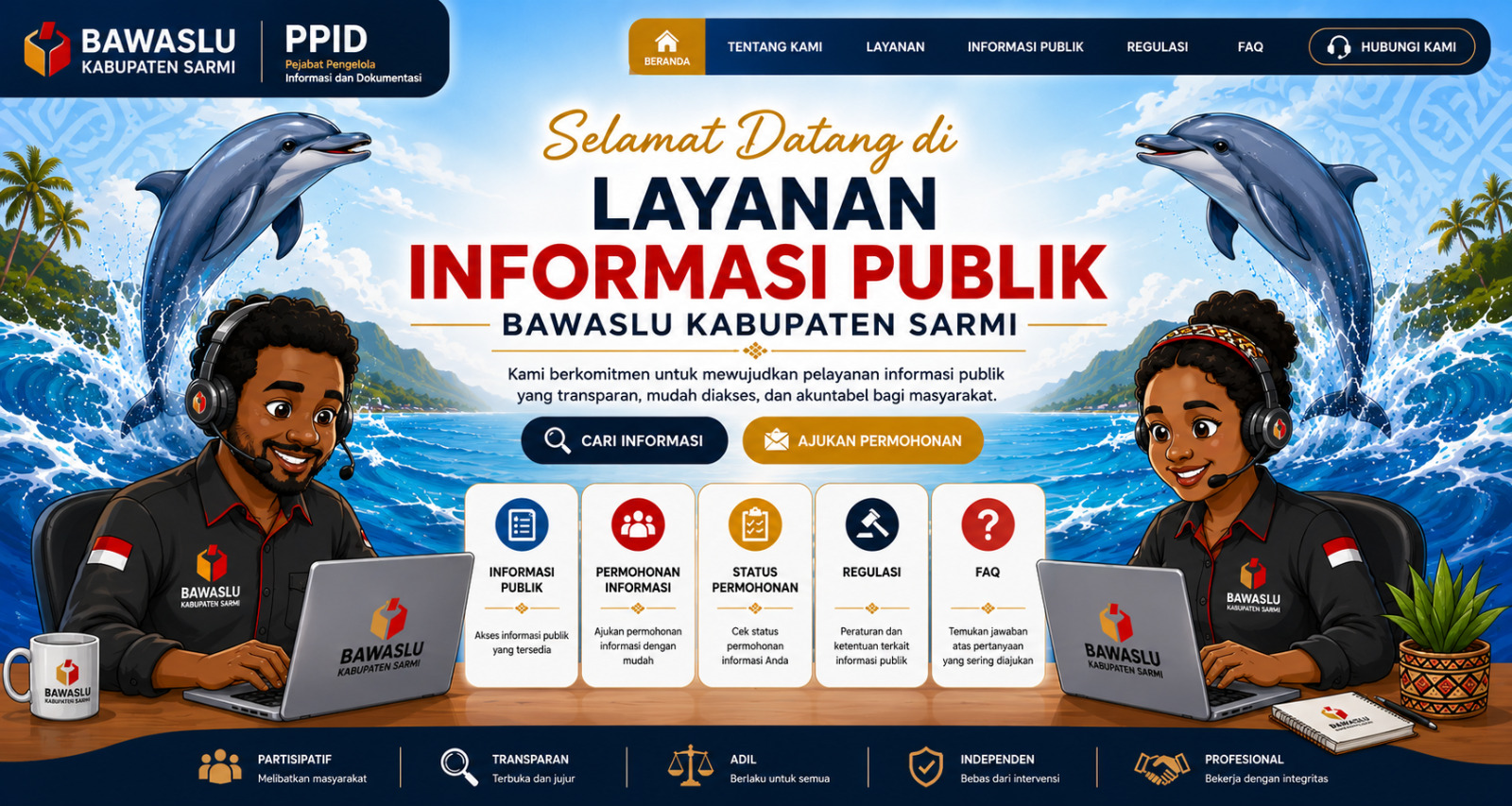 SELAMAT DATANG DI PPID BAWASLU KABUPATEN SARMI