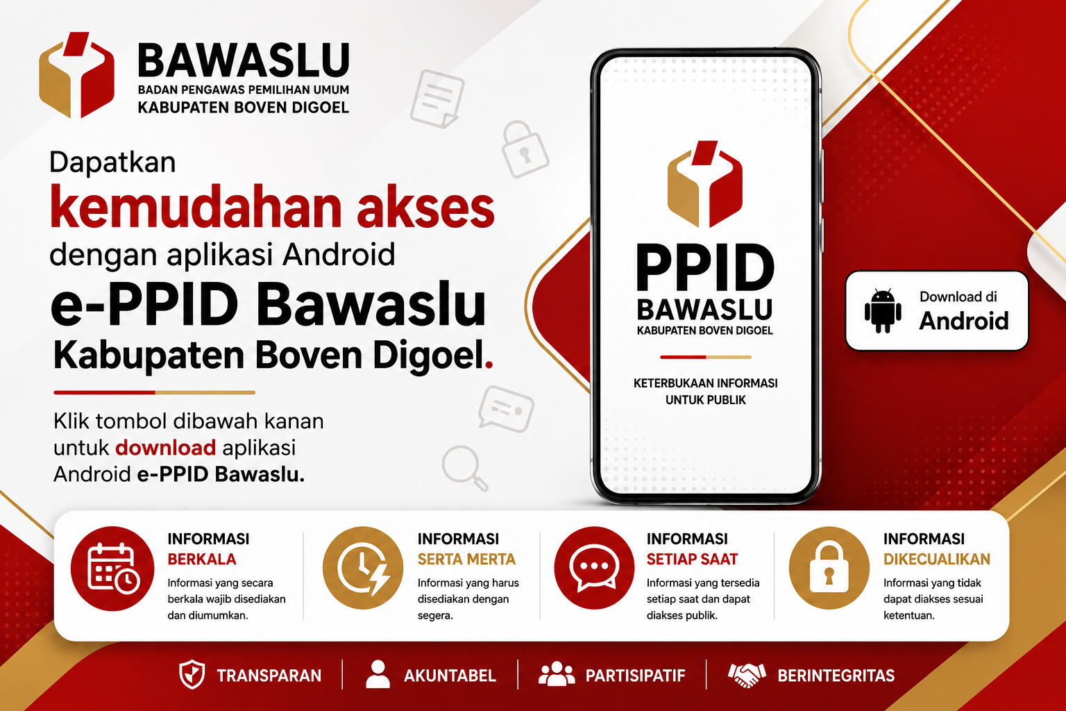 Download Aplikasi e-PPID Bawaslu