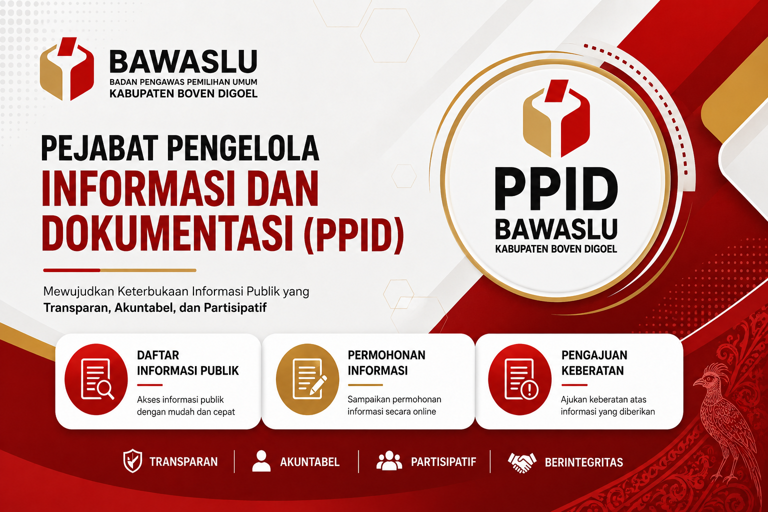 SELAMAT DATANG DI PPID BAWASLU KABUPATEN BOVEN DIGOEL