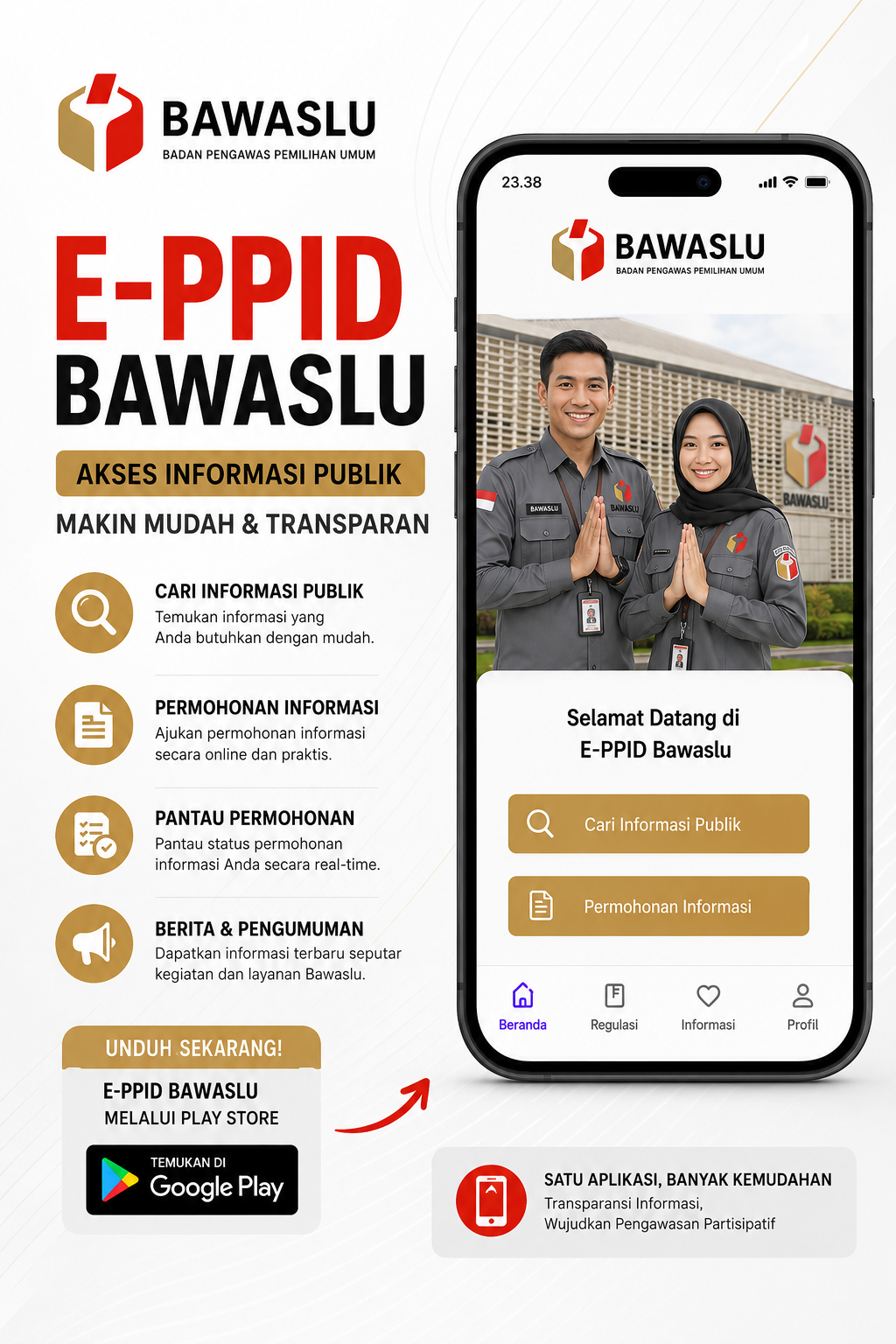Download Aplikasi e-PPID Bawaslu