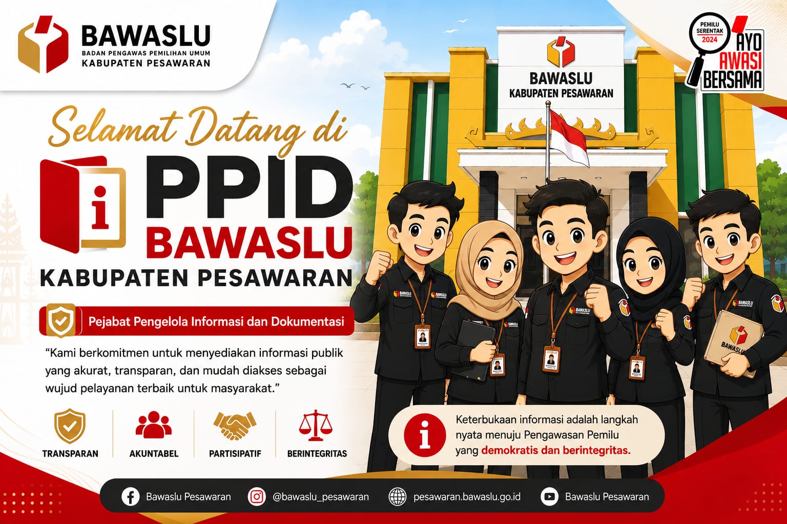 SELAMAT DATANG DI PPID BAWASLU KABUPATEN PESAWARAN