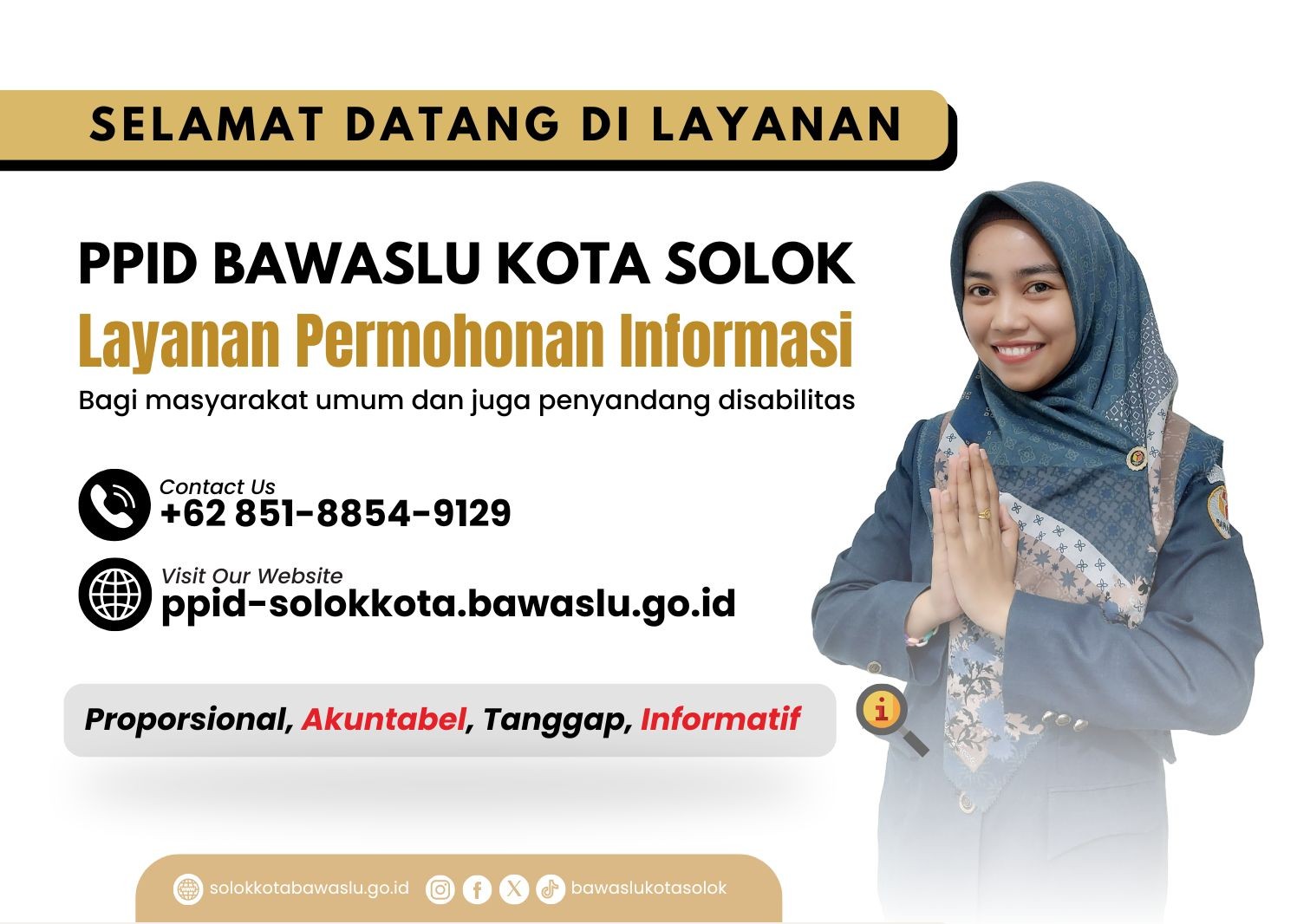 SELAMAT DATANG DI PPID BAWASLU KOTA SOLOK