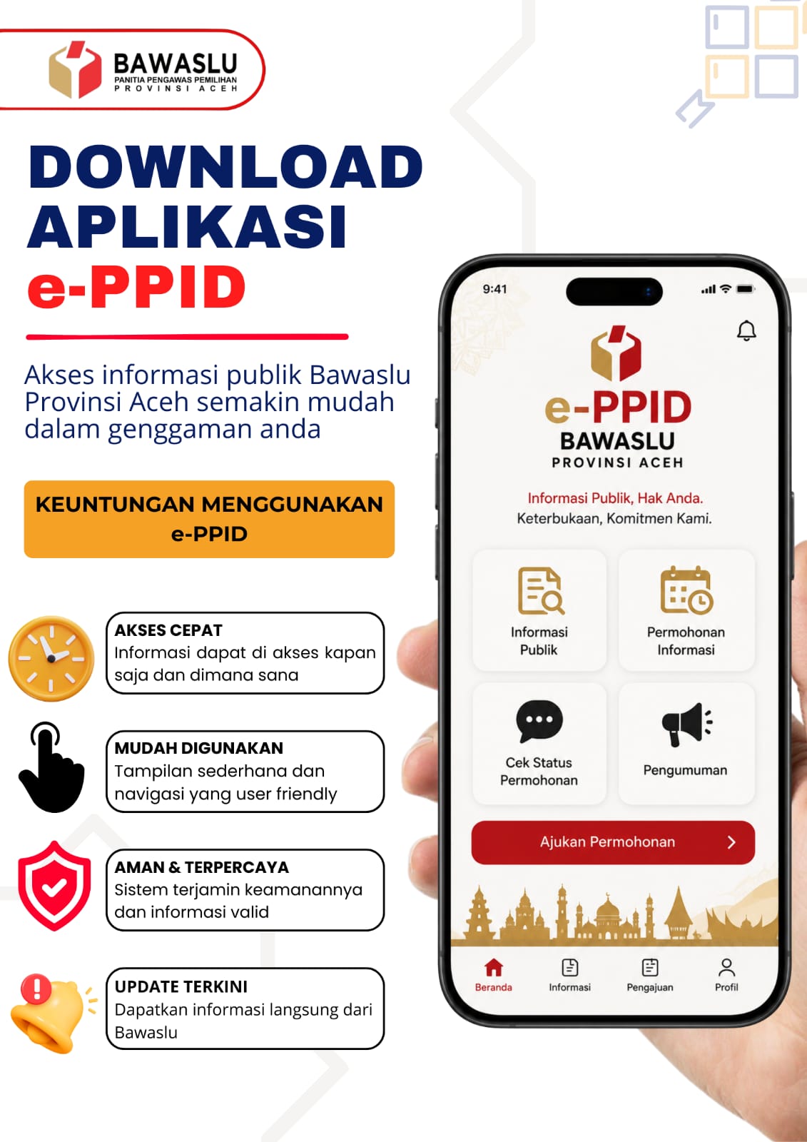Download Aplikasi e-PPID Bawaslu
