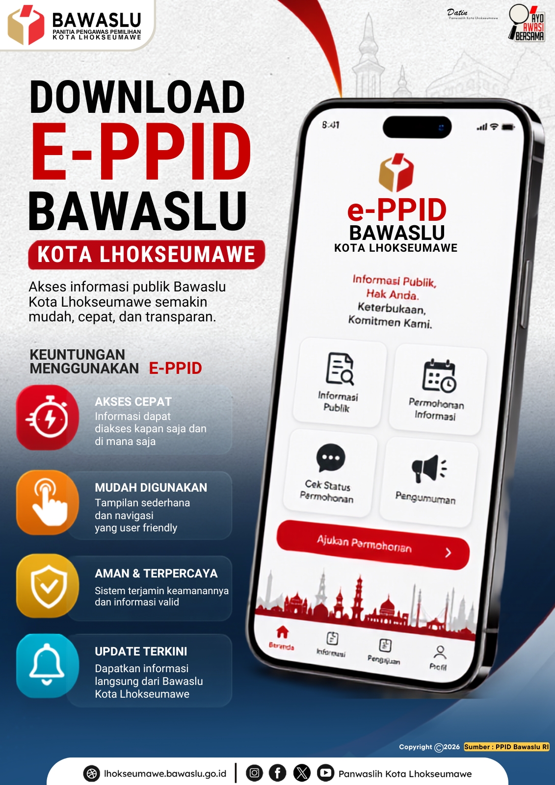 Download Aplikasi e-PPID Bawaslu