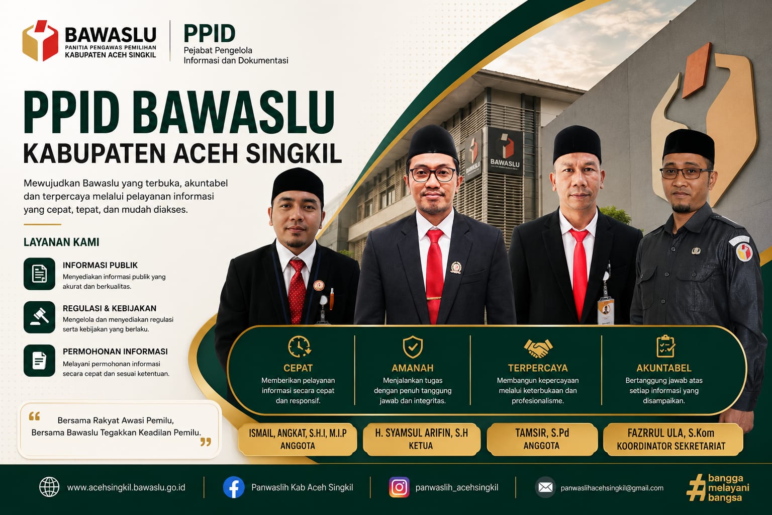SELAMAT DATANG DI PPID BAWASLU KABUPATEN ACEH SINGKIL