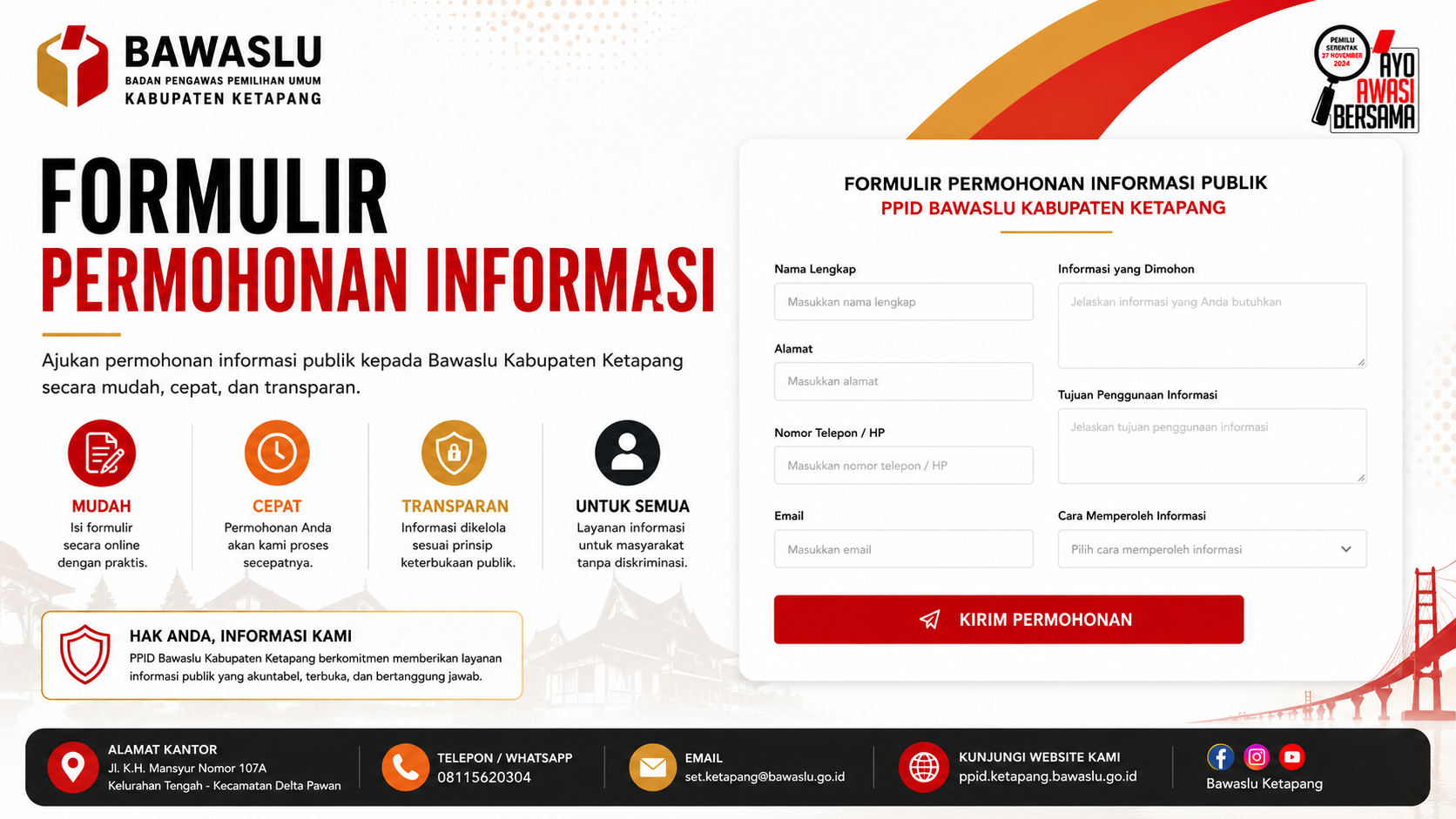 PERMOHONAN INFORMASI