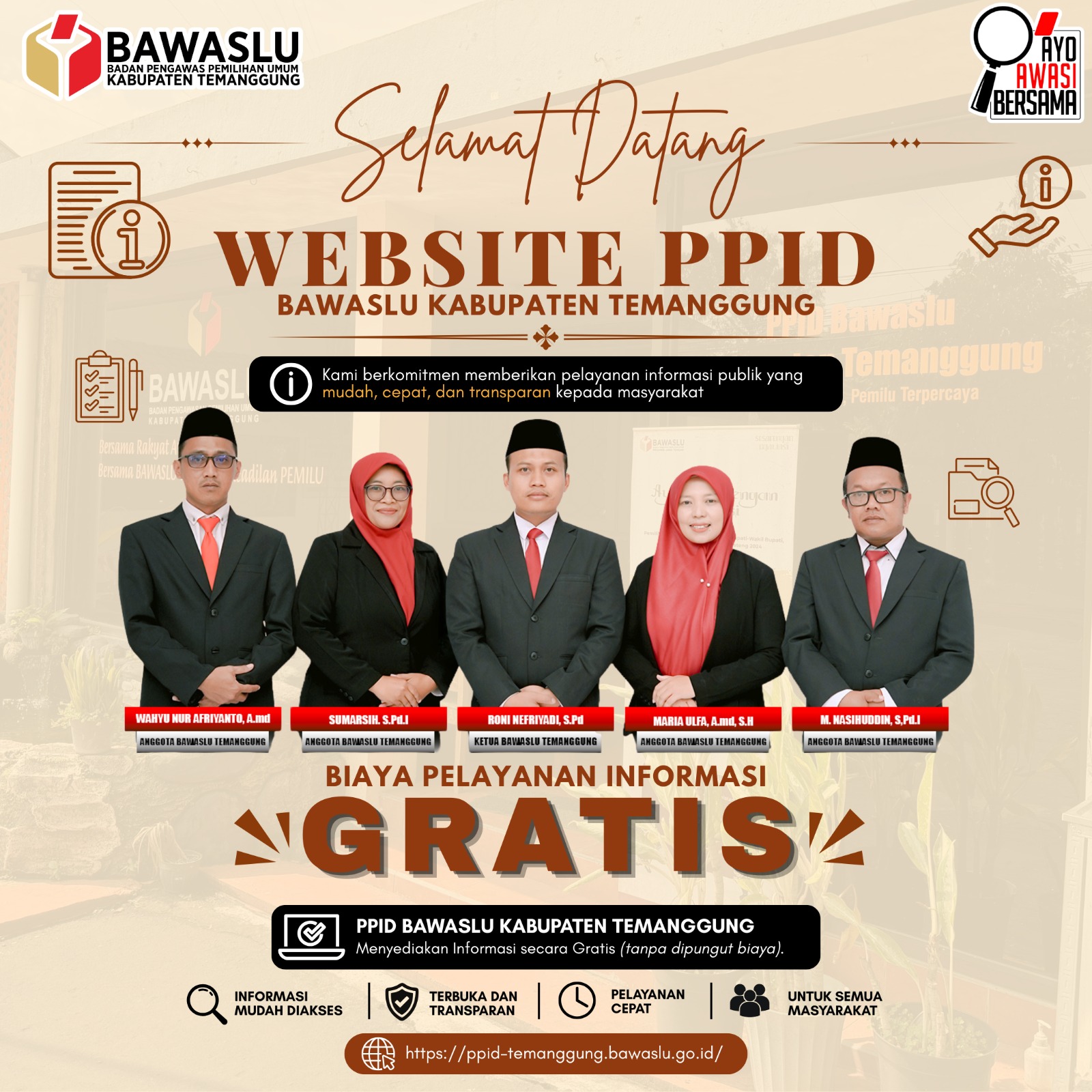 SELAMAT DATANG DI PPID BAWASLU KABUPATEN TEMANGGUNG