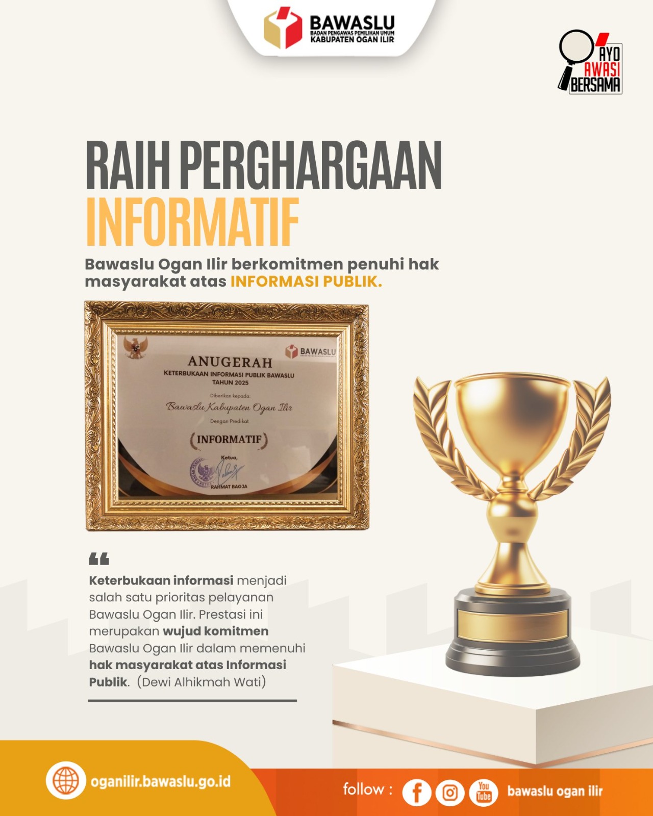 SELAMAT DATANG DI PPID BAWASLU KABUPATEN OGAN ILIR