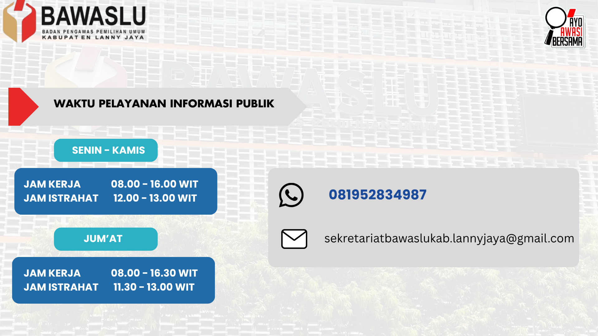 SELAMAT DATANG DI PPID BAWASLU KABUPATEN LANNY JAYA