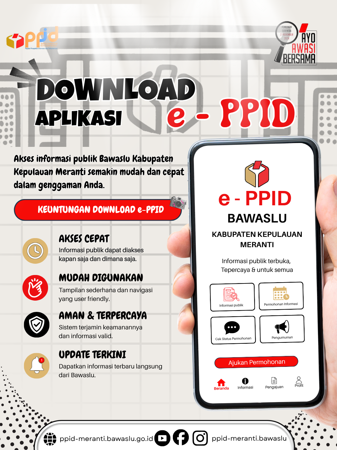 Download Aplikasi e-PPID Bawaslu