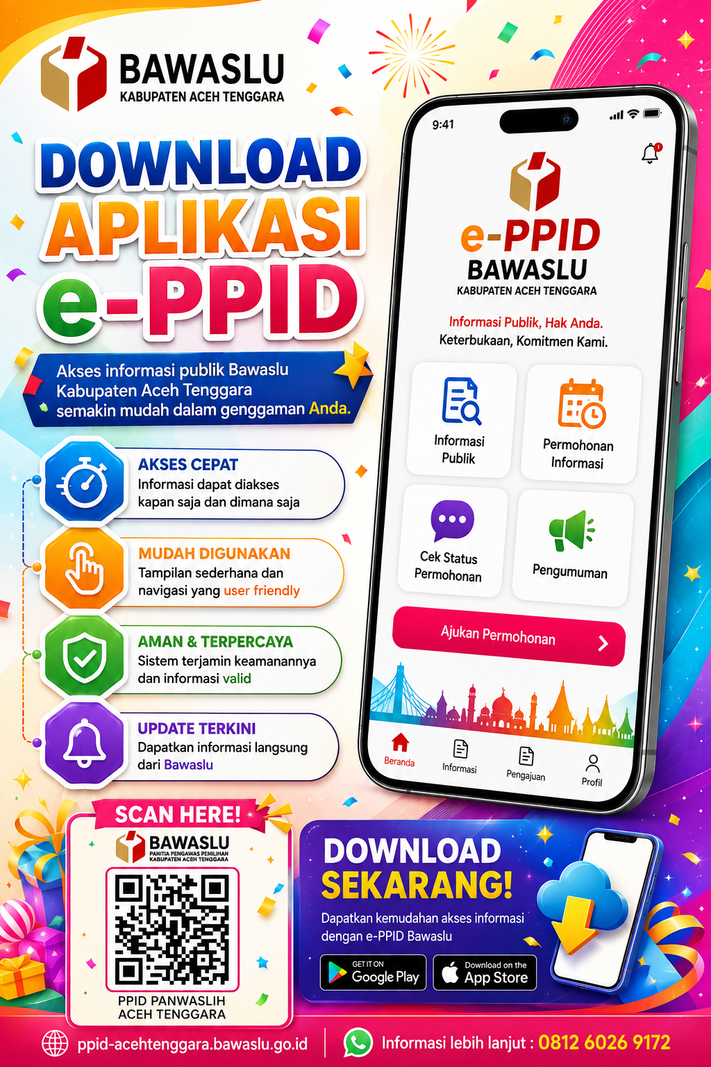 Download Aplikasi e-PPID Bawaslu
