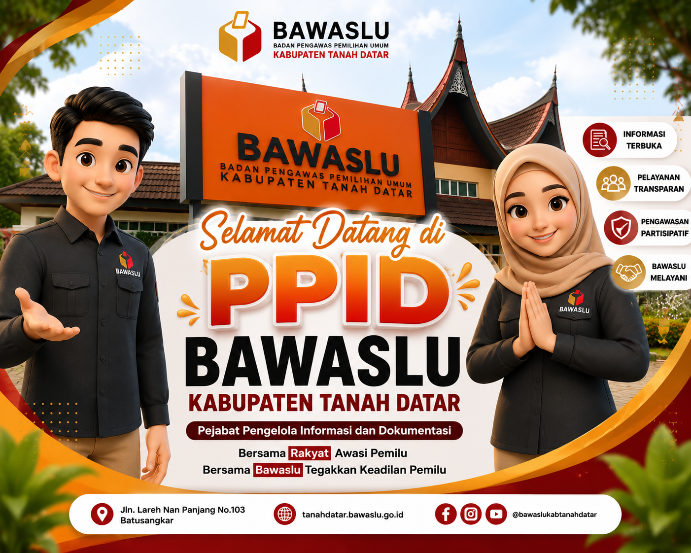 SELAMAT DATANG DI PPID BAWASLU KABUPATEN TANAH DATAR