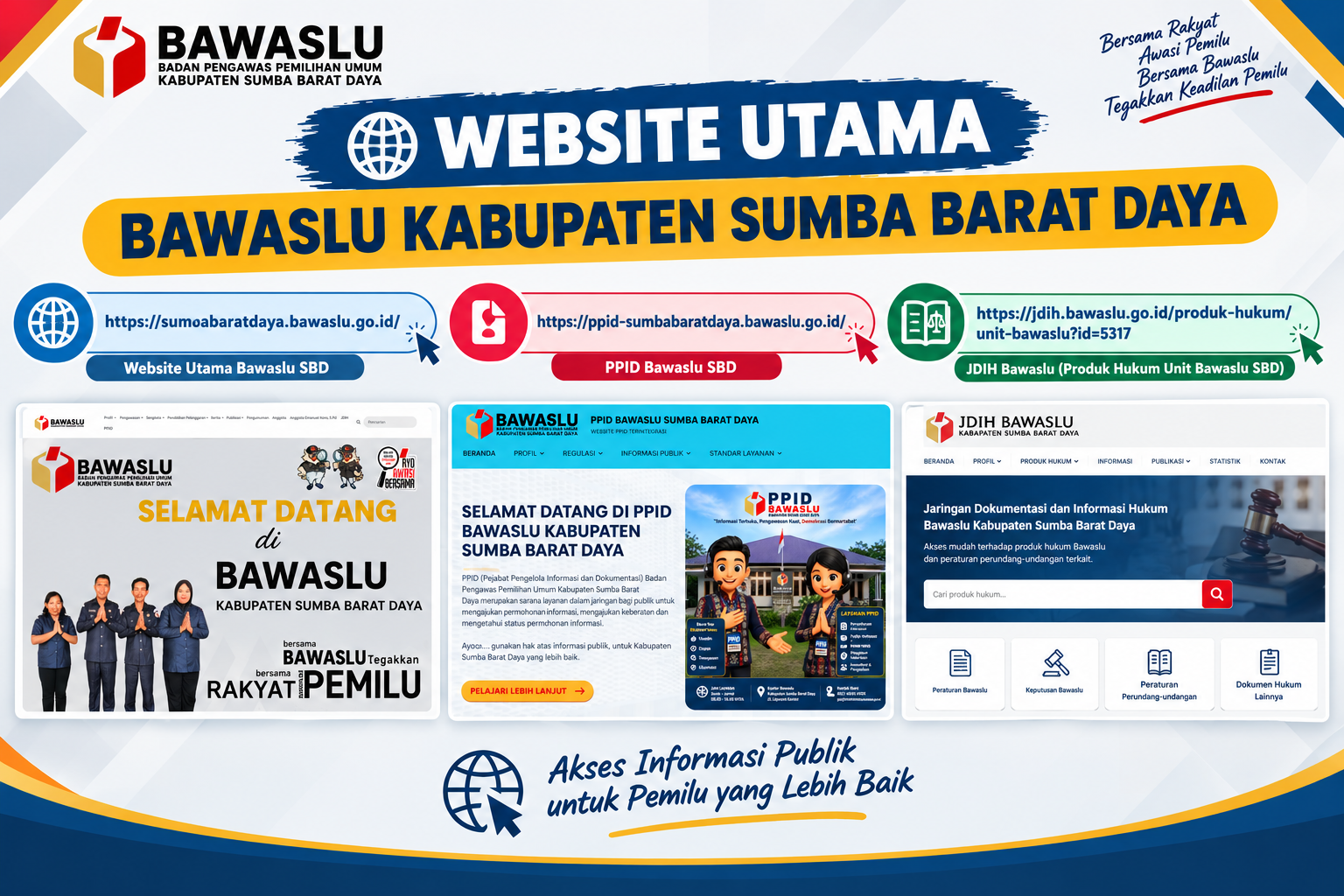 WEBSITE UTAMA BAWASLU KAB. SUMBA BARAT DAYA